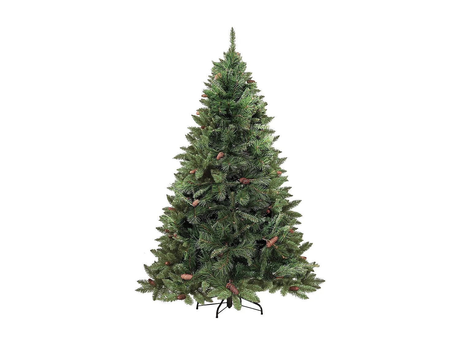 Kerstboom 270 cm Camden, 1944 takken, 270h cm groen, losse takken uitvouwen, vlamvertragend