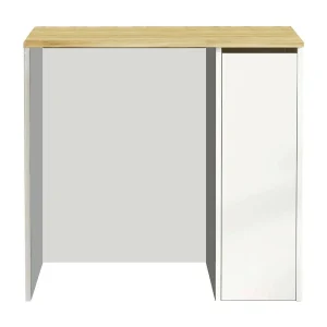 Dpolengh grote multifunctionele kledingkast, multifunctionele kast, schoenenkast, schoenenkast, 94x60h88 cm, walnoot en wit Dpolengh grote multifunctionele kledingkast, multifunctionele kast, schoenenkast, schoenenkast, 94x60h88 cm, walnoot en wit