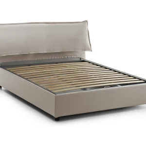 Talamo Italia Tweepersoonsbed Clio Grijs Taupe Afneembaar Opslag, Matrasmaat 160×190 cm Made in Italy Talamo Italia Tweepersoonsbed Clio Grijs Taupe Afneembaar Opslag, Matrasmaat 160×190 cm Made in Italy