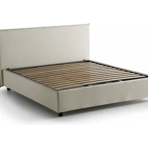Dambros tweepersoonsbed, Opbergbed met stoffen bekleding, 100% Made in Italy, Opening aan de voorzijde, geschikt voor matras 160×190 cm, Beige Dambros tweepersoonsbed, Opbergbed met stoffen bekleding, 100% Made in Italy, Opening aan de voorzijde, geschikt voor matras 160×190 cm, Beige