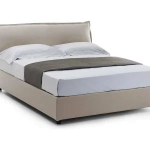 Talamo Italia Tweepersoonsbed Clorinda Grijs taupe taupe Materiaal Inclusief Matras, Wasbaar met Opbergruimte Made in Italy Talamo Italia Tweepersoonsbed Clorinda Grijs taupe taupe Materiaal Inclusief Matras, Wasbaar met Opbergruimte Made in Italy