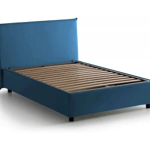 Talamo Italië Halfbed Chicca Blauw, Matras Inclusief, Afneembare Bekleding en Opslag, Made in Italy Talamo Italië Halfbed Chicca Blauw, Matras Inclusief, Afneembare Bekleding en Opslag, Made in Italy