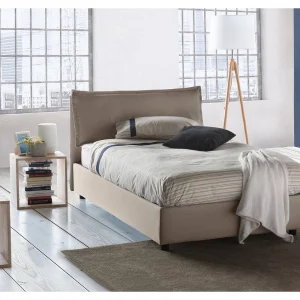 Dbegi tweepersoonsbed, opbergbed met stoffen bekleding, 100% Made in Italy, opening aan de voorkant, geschikt voor matras 120×200 cm, duifgrijs Dbegi tweepersoonsbed, opbergbed met stoffen bekleding, 100% Made in Italy, opening aan de voorkant, geschikt voor matras 120×200 cm, duifgrijs