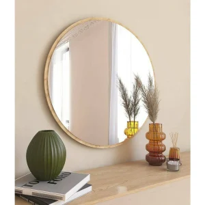 Dlucchin-spier, Spiegel, Wanddecoratie, Spiegeldecoratie, 60x2h60 cm, Eiken Dlucchin-spier, Spiegel, Wanddecoratie, Spiegeldecoratie, 60x2h60 cm, Eiken