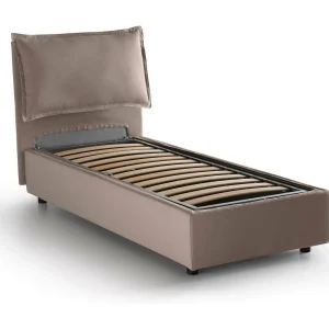 Talamo Italia Eenpersoonsbed Carla Grijs Taupe, Afneembare Hoes en Opbergruimte, Matrasmaat 90×200 cm Made in Italy Talamo Italia Eenpersoonsbed Carla Grijs Taupe, Afneembare Hoes en Opbergruimte, Matrasmaat 90×200 cm Made in Italy