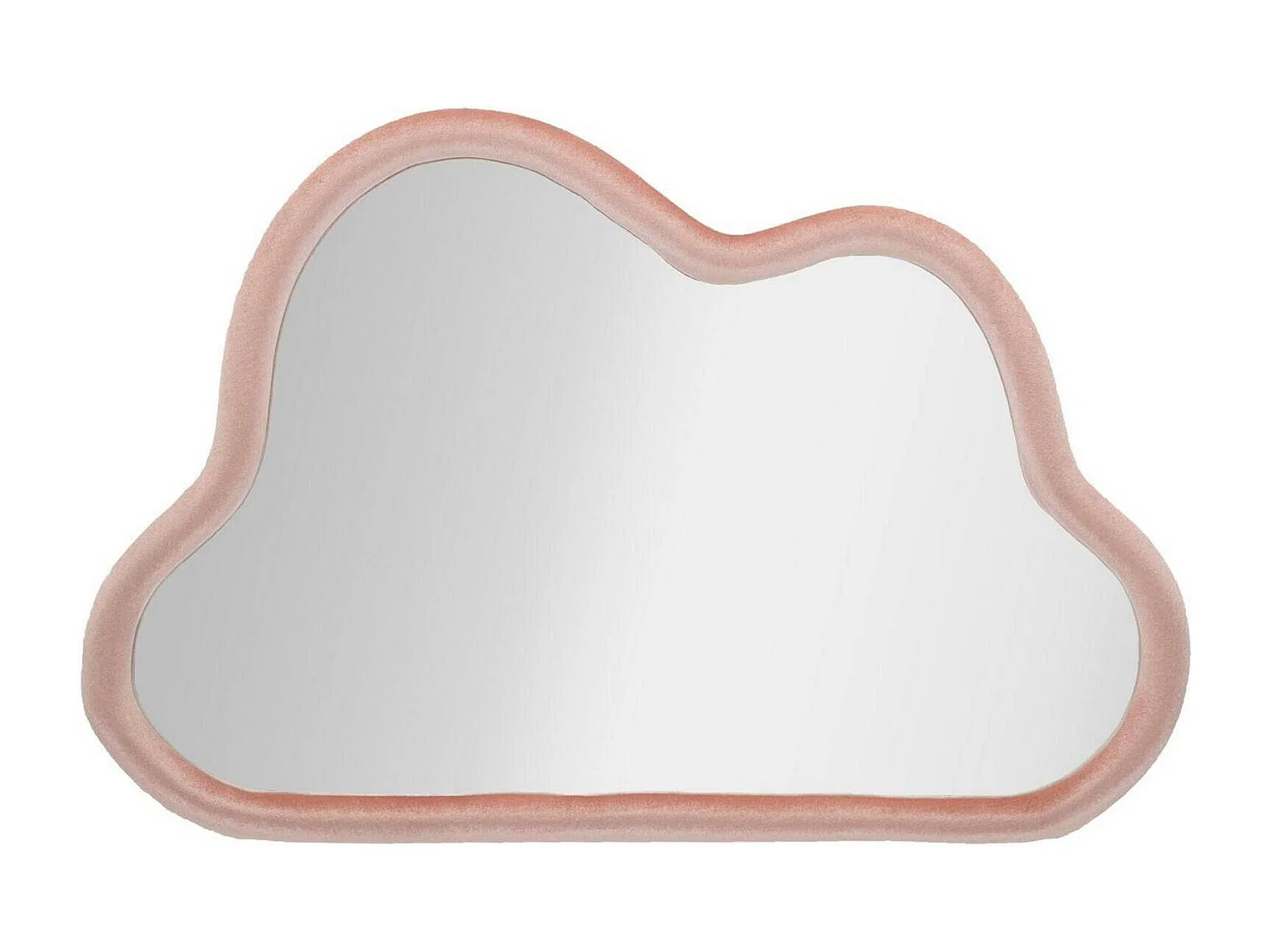 Depero Spiegel, Spiegel, Wandmeubelartikel, Decoratie met spiegel, 90x4 h60 cm, Roze