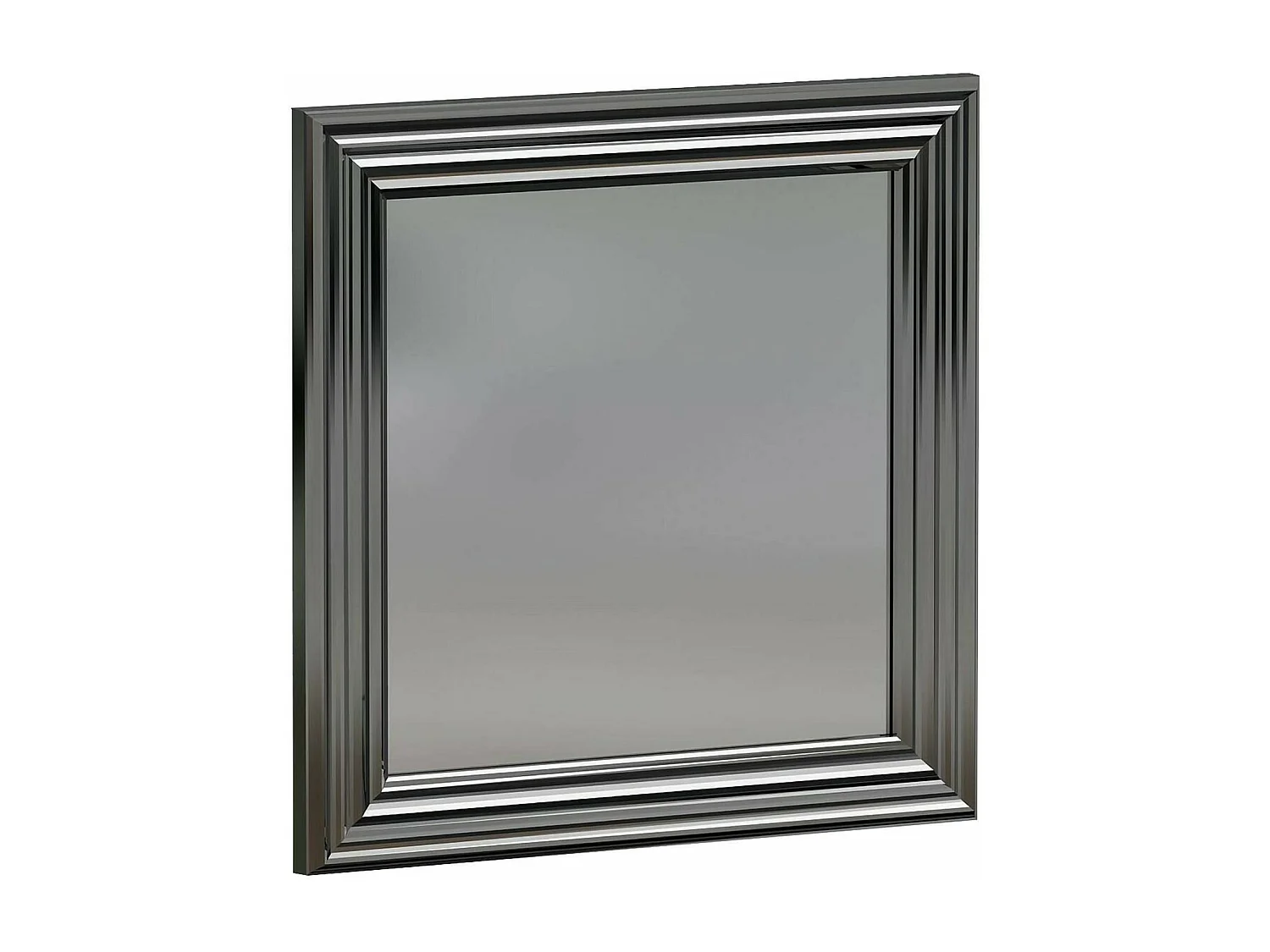 Dmaros-spier, Spiegel, Wanddecoratie, Spiegeldecoratie, 40x3h40 cm, Argent