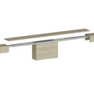 Dollocol Bank, Zitplaats voor eettafel, Enkele uitschuifbare bank, 290x25h45 cm, Olmo Dollocol Bank, Zitplaats voor eettafel, Enkele uitschuifbare bank, 290x25h45 cm, Olmo