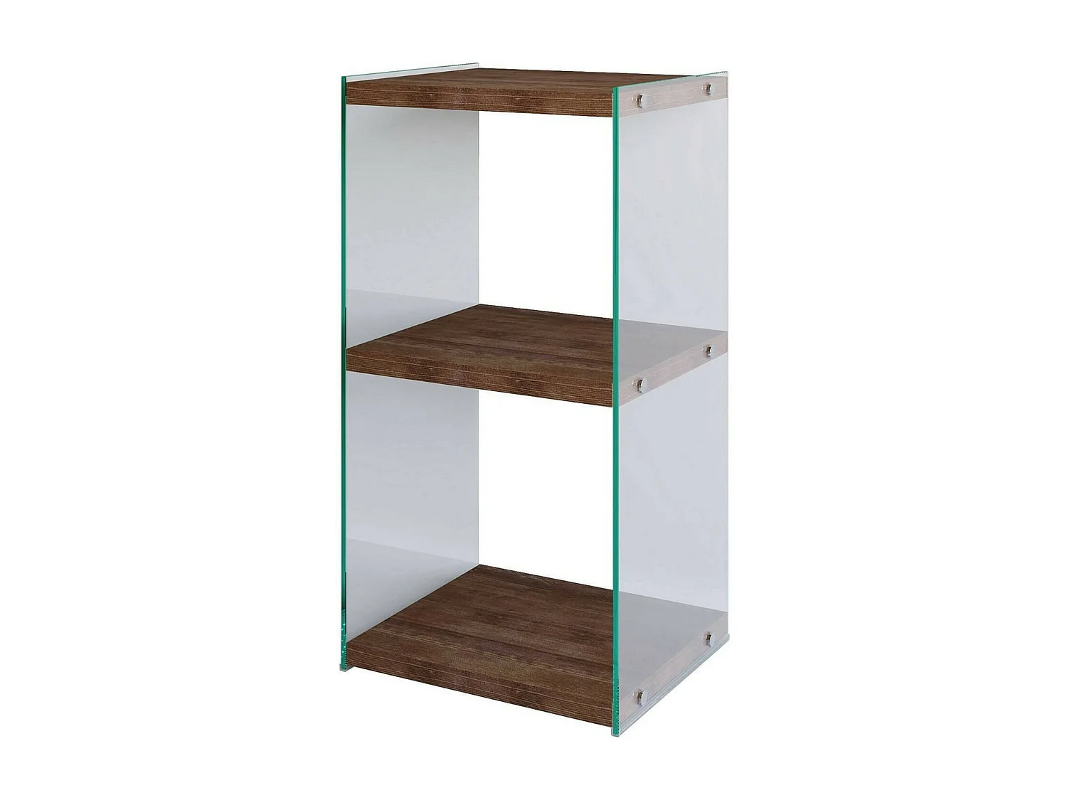 Dpersic boekenkast, kantoorplank,Boekenkast, Bibliotheek, 40x35h80 cm, Walnoot