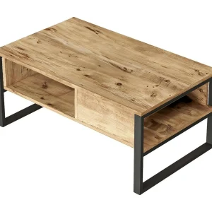 Dfranzos Salontafel, Salontafel, Sofa Review Rack, Woonkamer Plank, 100x60h44 cm, Eiken Dfranzos Salontafel, Salontafel, Sofa Review Rack, Woonkamer Plank, 100x60h44 cm, Eiken