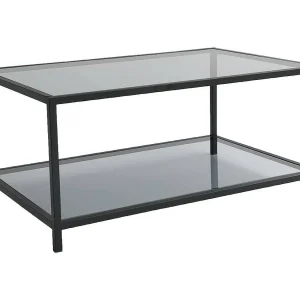 Salontafel Mina, tijdschriftenhouder, 90x60x40h cm zwart, één vak, rechthoekige vorm Salontafel Mina, tijdschriftenhouder, 90x60x40h cm zwart, één vak, rechthoekige vorm