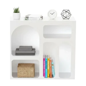 Dgargiul dressoir, buffet in de woonkamer, woonkamer, bijkeuken, 80x35h74 cm, wit Dgargiul dressoir, buffet in de woonkamer, woonkamer, bijkeuken, 80x35h74 cm, wit