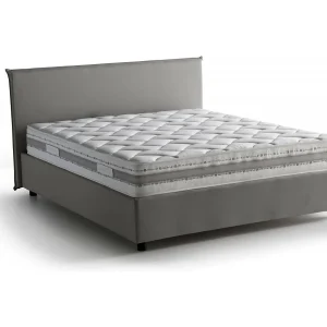 Dansald tweepersoonsbed, Opbergbed met stoffen bekleding, 100% Made in Italy, Opening aan de voorkant, inclusief matras 160×200 cm, Grijs Dansald tweepersoonsbed, Opbergbed met stoffen bekleding, 100% Made in Italy, Opening aan de voorkant, inclusief matras 160×200 cm, Grijs