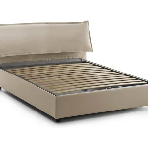 Dbianch tweepersoonsbed, Opbergbed met afneembare hoes met gestoffeerd hoofdeinde en opbergbedframe, 100% Made in Italy, geschikt voor matras 160×190 cm, Beige Dbianch tweepersoonsbed, Opbergbed met afneembare hoes met gestoffeerd hoofdeinde en opbergbedframe, 100% Made in Italy, geschikt voor matras 160×190 cm, Beige