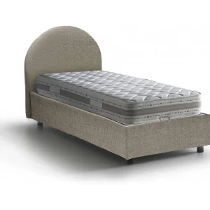 Dcolpan eenpersoonsbed, Opbergbed met stoffen bekleding, 100% Made in Italy, Opening aan de voorkant, inclusief matras van 80×190 cm, Taupe Dcolpan eenpersoonsbed, Opbergbed met stoffen bekleding, 100% Made in Italy, Opening aan de voorkant, inclusief matras van 80×190 cm, Taupe