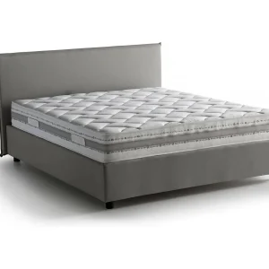 Dallegr tweepersoonsbed, Opbergbed met stoffen bekleding, 100% Made in Italy, Opening aan de voorkant, inclusief matras van 140×200 cm, Grijs Dallegr tweepersoonsbed, Opbergbed met stoffen bekleding, 100% Made in Italy, Opening aan de voorkant, inclusief matras van 140×200 cm, Grijs