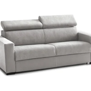 Daalhou Slaapbank, 2-zitsbank, 100% Made in Italy, Woonkamerbank met draaibare opening, met verstelbare hoofdsteunen en standaard armleuningen, 180x95h85 cm, Grijs Daalhou Slaapbank, 2-zitsbank, 100% Made in Italy, Woonkamerbank met draaibare opening, met verstelbare hoofdsteunen en standaard armleuningen, 180x95h85 cm, Grijs