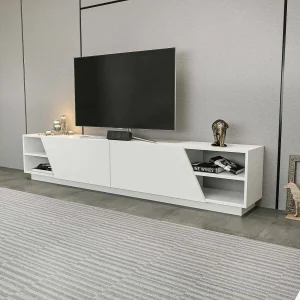 Dpazienz tv-meubel, woonkamermeubel, lage tv-meubel, wandstandaard, 240x37h47 cm, wit Dpazienz tv-meubel, woonkamermeubel, lage tv-meubel, wandstandaard, 240x37h47 cm, wit