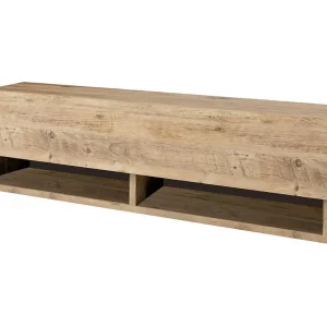 Dfantin tv-meubel, woonkamer dressoir, laag tv-meubel, uitgerust wandmeubel, 100x32h29 cm, eiken Dfantin tv-meubel, woonkamer dressoir, laag tv-meubel, uitgerust wandmeubel, 100x32h29 cm, eiken