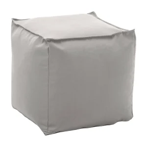 Dabbey poef, Multifunctionele poef, 100% Made in Italy, Relaxfauteuil in gewatteerde stof, 45x45h45 cm, Wit Dabbey poef, Multifunctionele poef, 100% Made in Italy, Relaxfauteuil in gewatteerde stof, 45x45h45 cm, Wit