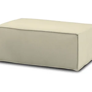 Dabdella Poef, Woonkamerpoef, 100% Made in Italy, Ontspannende fauteuil in gewatteerde stof, 100x70h43 cm, Beige Dabdella Poef, Woonkamerpoef, 100% Made in Italy, Ontspannende fauteuil in gewatteerde stof, 100x70h43 cm, Beige