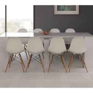 Diluna console, Uitschuifbare eettafel, Tafel met multifunctionele verlengstukken uitschuifbaar tot 10 zitplaatsen, 51/237x90h78 cm, Glanzend Wit Diluna console, Uitschuifbare eettafel, Tafel met multifunctionele verlengstukken uitschuifbaar tot 10 zitplaatsen, 51/237x90h78 cm, Glanzend Wit