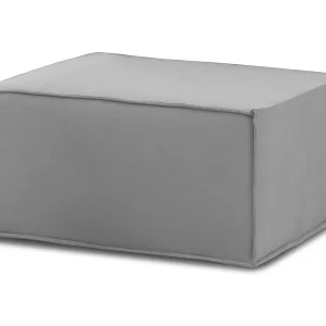 Dpancar Poef, Woonkamerpoef, 100% Made in Italy, Ontspannende fauteuil in gewatteerde stof, 80x70h43 cm, Grijs Dpancar Poef, Woonkamerpoef, 100% Made in Italy, Ontspannende fauteuil in gewatteerde stof, 80x70h43 cm, Grijs