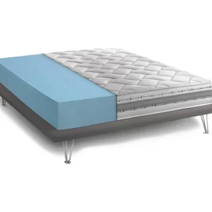 Dfiorio dubbele matras, afneembare matras in Memory Foam en Waterfoam, 100% Made in Italy, anti-mijt en hypoallergeen, 120x200h21 cm Dfiorio dubbele matras, afneembare matras in Memory Foam en Waterfoam, 100% Made in Italy, anti-mijt en hypoallergeen, 120x200h21 cm
