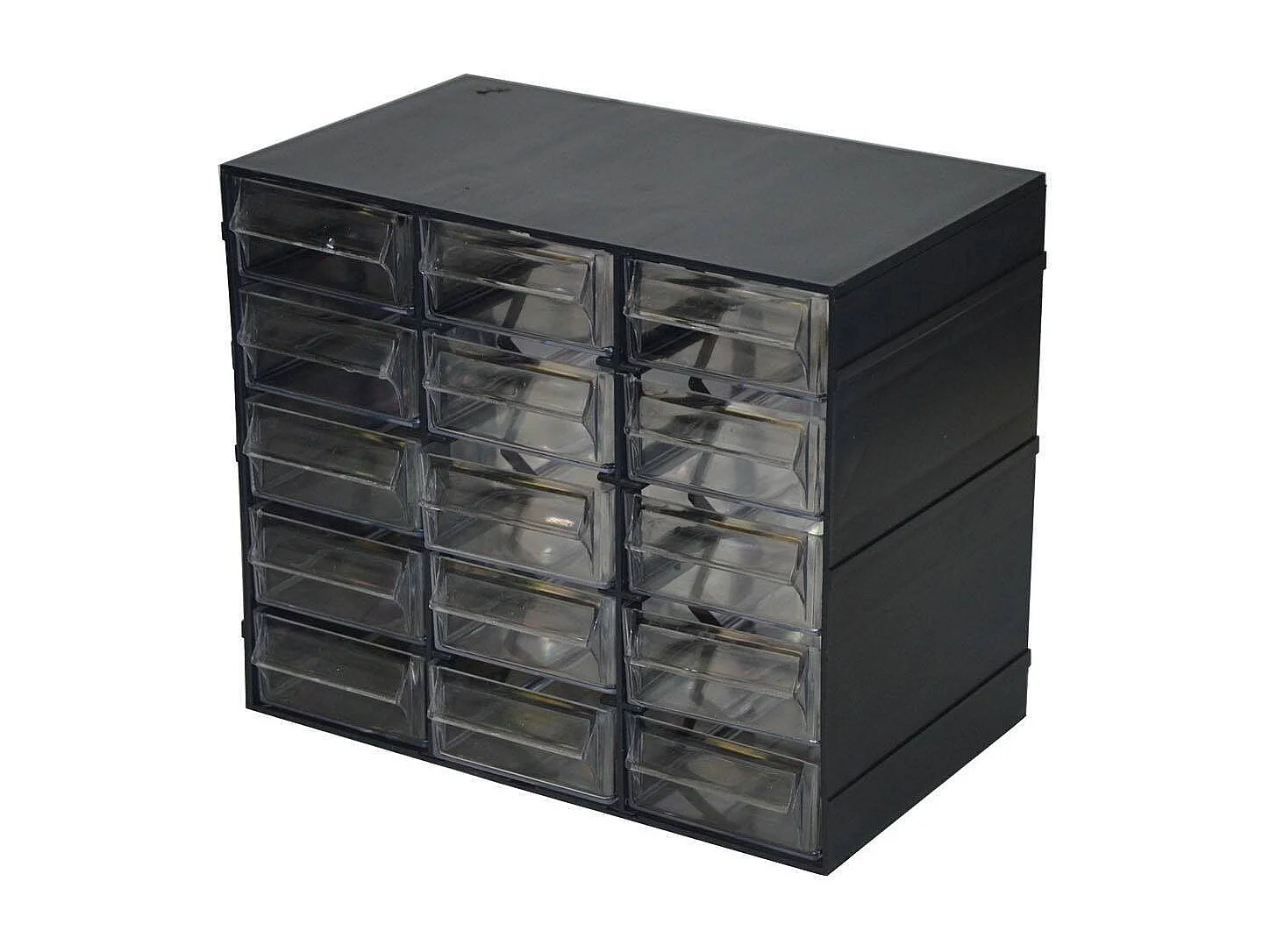 Dbaglier multifunctionele kledingkast met 2 deuren, kast voor kleine onderdelen, kast voor gereedschapscontainers, 100% Made in Italy, antraciet, 23x14h19 cm