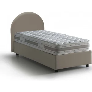 Dnasut eenpersoonsbed, Opbergbed met bekleding van eco-leer, 100% Made in Italy, Zijopening, inclusief matras van 80×190 cm, Taupe Dnasut eenpersoonsbed, Opbergbed met bekleding van eco-leer, 100% Made in Italy, Zijopening, inclusief matras van 80×190 cm, Taupe