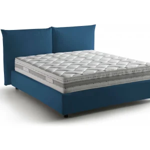 Dbrekal tweepersoonsbed, Opbergbed met stoffen bekleding, 100% Made in Italy, Opening aan de voorzijde, inclusief matras 160×190 cm, Blauw Dbrekal tweepersoonsbed, Opbergbed met stoffen bekleding, 100% Made in Italy, Opening aan de voorzijde, inclusief matras 160×190 cm, Blauw