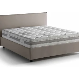 Dallegr tweepersoonsbed, Opbergbed met stoffen bekleding, 100% Made in Italy, Opening aan de voorkant, inclusief matras 140×200 cm, Taupe Dallegr tweepersoonsbed, Opbergbed met stoffen bekleding, 100% Made in Italy, Opening aan de voorkant, inclusief matras 140×200 cm, Taupe
