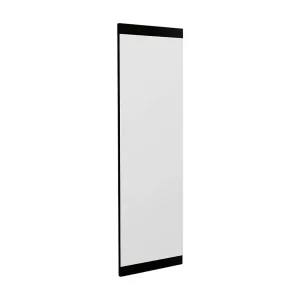 Dprenn Spiegel, Spiegel, Wanddecoratie, Decoratie met Spiegel, 40x2h120 cm, Zwart