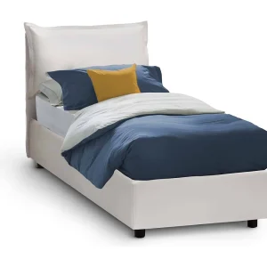 Dkokori eenpersoonsbed, Opbergbed met bekleding van eco-leer, 100% Made in Italy, Opening aan de voorzijde, inclusief matras van 80×200 cm, Wit Dkokori eenpersoonsbed, Opbergbed met bekleding van eco-leer, 100% Made in Italy, Opening aan de voorzijde, inclusief matras van 80×200 cm, Wit