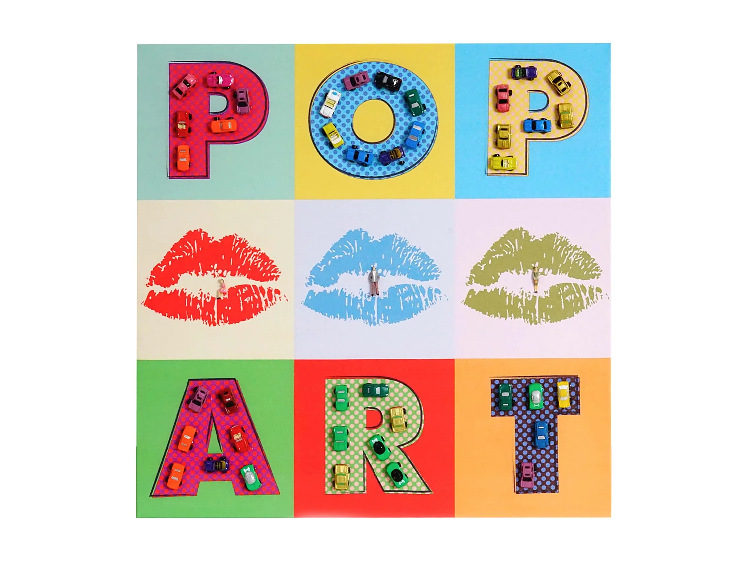 Canvas foto Pop Art + Cars