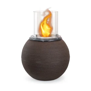 Brasier de jardin cheminée au bioéthanol pour intérieur et extérieur BOTTICELLI Terra Brown d.40 x h54 Brasier de jardin cheminée au bioéthanol pour intérieur et extérieur BOTTICELLI Terra Brown d.40 x h54