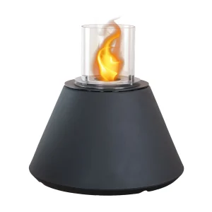 Brasero de jardin cheminée au bioéthanol pour intérieur et extérieur STROMBOLI Anthracite d.60 x h56 Brasero de jardin cheminée au bioéthanol pour intérieur et extérieur STROMBOLI Anthracite d.60 x h56