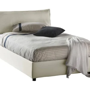 Italiaanse Bed Piazza en Halve Desirée Beige, Matras Inclusief Afneembaar, Met Opslag Made in Italy Italiaanse Bed Piazza en Halve Desirée Beige, Matras Inclusief Afneembaar, Met Opslag Made in Italy