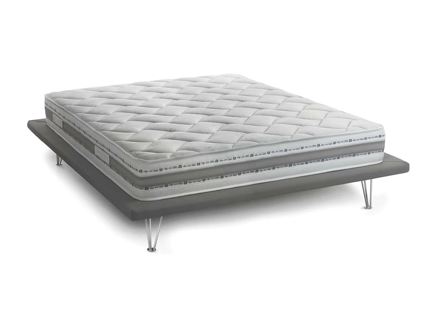 Dmercat eenpersoonsmatras, afneembare matras van traagschuim en waterschuim, 100% gemaakt in Italië, anti-mijt en hypoallergeen, 80x190h21 cm