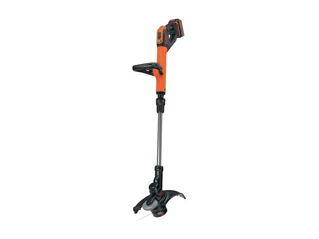 Draadloze BLACK+DECKER Grastrimmer 30 cm 18V Lithium 4Ah met accu en spoel 10m draad 1,6mm