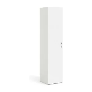 Ddjamanc multifunctionele kledingkast 1 deur, Multifunctionele kast, Schoenenrekkast, Schoenenkast, 42×39 h175 cm, Wit