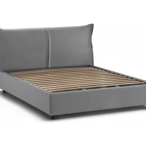 Darabon tweepersoonsbed, Opbergbed met stoffen bekleding, 100% Made in Italy, Opening aan de voorkant, geschikt voor matras 160×190 cm, Grijs Darabon tweepersoonsbed, Opbergbed met stoffen bekleding, 100% Made in Italy, Opening aan de voorkant, geschikt voor matras 160×190 cm, Grijs