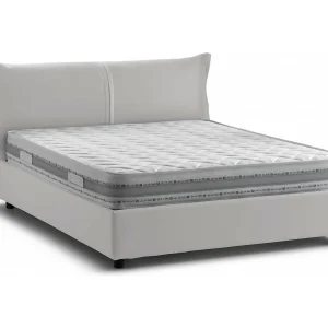 Talamo Italia Tweepersoonsbed Clelia Wit Met Matras Afneembaar, Met Opbergruimte Made in Italy Talamo Italia Tweepersoonsbed Clelia Wit Met Matras Afneembaar, Met Opbergruimte Made in Italy