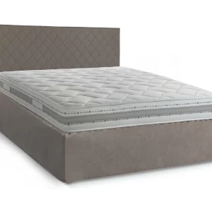 Dberish tweepersoonsbed, ecoleer hoofdeindeset met orthopedische basis en volant, 100% Made in Italy, inclusief matras, 160×190 cm, duifgrijs Dberish tweepersoonsbed, ecoleer hoofdeindeset met orthopedische basis en volant, 100% Made in Italy, inclusief matras, 160×190 cm, duifgrijs