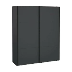 Dpuglies kledingkast met 2 deuren, Multifunctionele kast, Schoenenrekkast, Schoenenkast, 179×65 h220 cm, Grijs Dpuglies kledingkast met 2 deuren, Multifunctionele kast, Schoenenrekkast, Schoenenkast, 179×65 h220 cm, Grijs