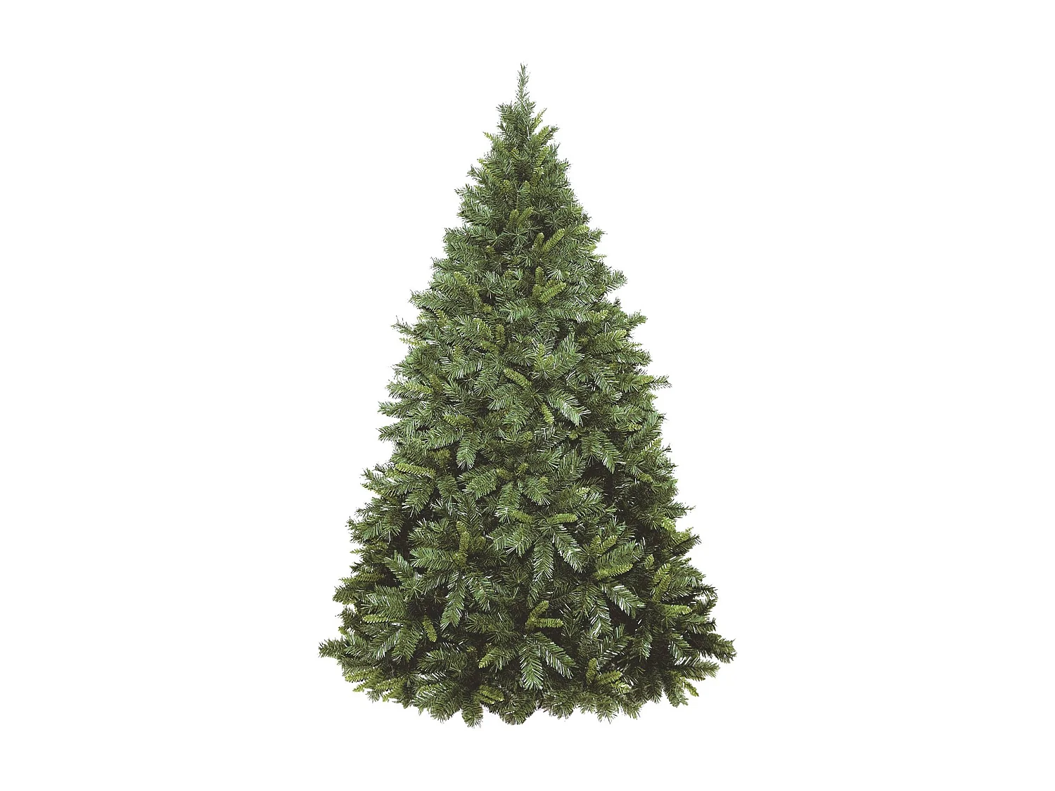 Kerstboom 150 cm Candy Cane, 683 takken, 150h cm groen, afzonderlijk uitklapbare takken, vlamvertragend