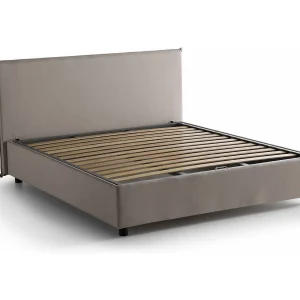 Dangel tweepersoonsbed, Opbergbed met stoffen bekleding, 100% Made in Italy, Opening aan de voorkant, geschikt voor matras 160×200 cm, duifgrijs Dangel tweepersoonsbed, Opbergbed met stoffen bekleding, 100% Made in Italy, Opening aan de voorkant, geschikt voor matras 160×200 cm, duifgrijs
