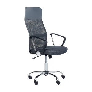 Bureaustoel mesh grijs DESIGN