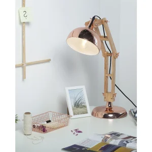 Bureaulamp SALADO Verstelbaar Hout Koper Bureaulamp SALADO Verstelbaar Hout Koper