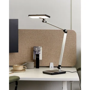 LED bureaulamp LACERTA Met draadloze oplader Metaal Zilver